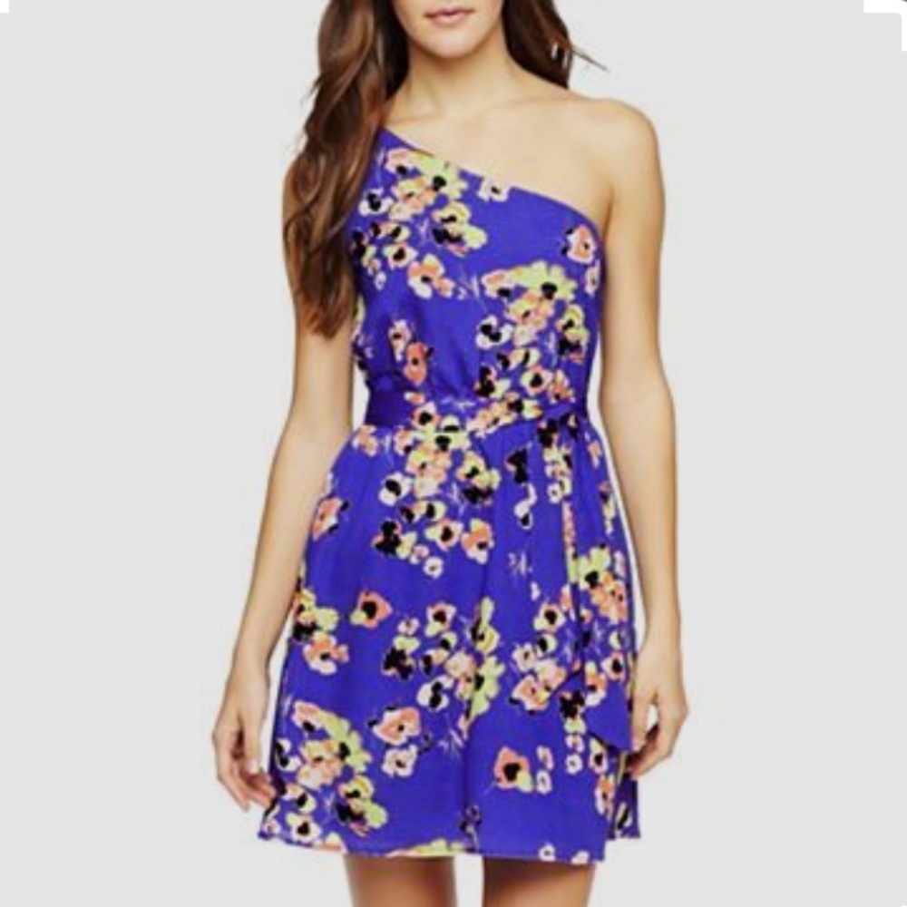 Mac + Jac One Shoulder Floral Dress